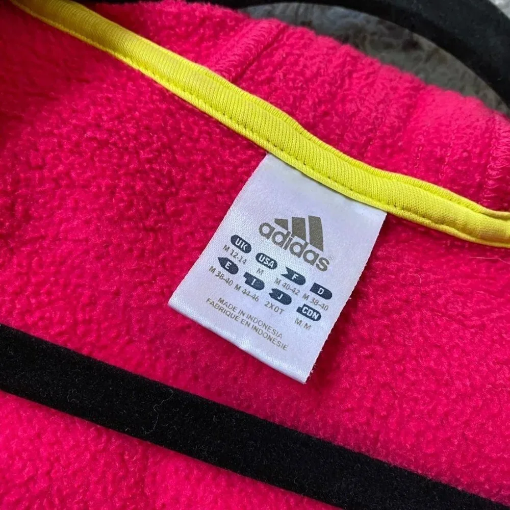 Adidas Neon Pink Track Jacket